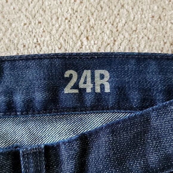 J Crew NWOT Toothpick Low Rise Skinny Dark Blue Jeans - Size 24 - Picture 4 of 15